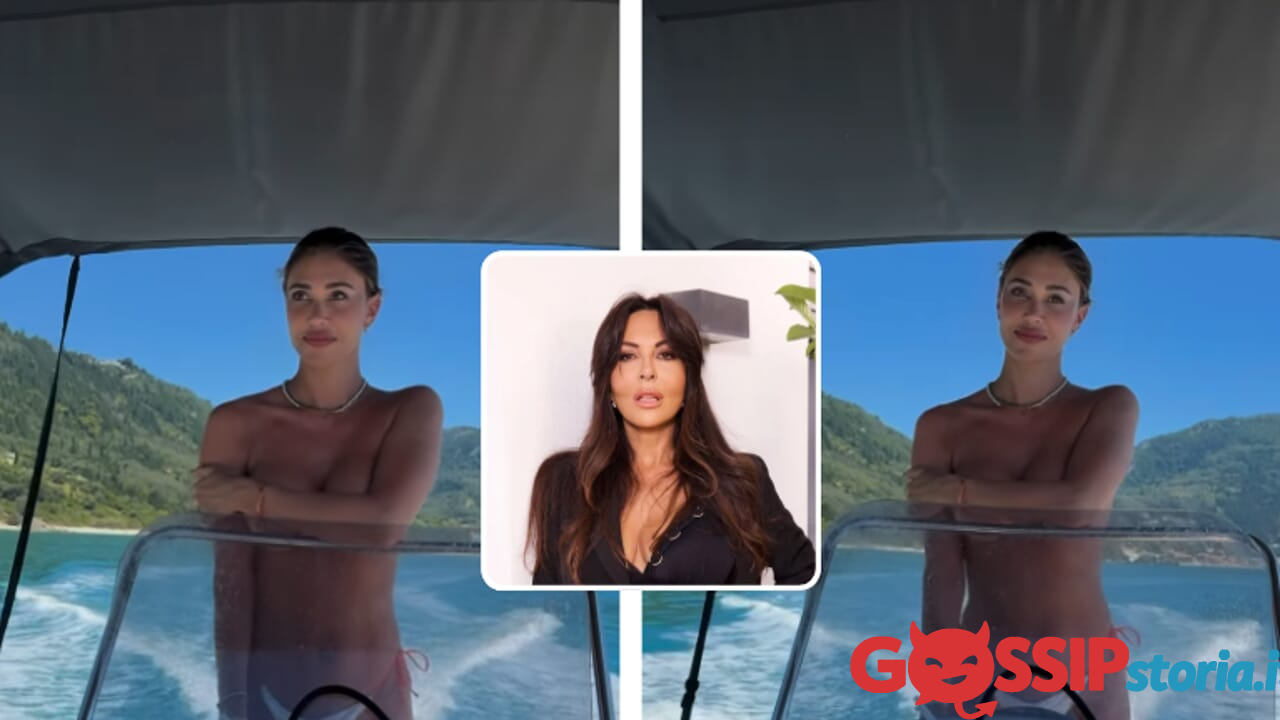 Belen risponde alle critiche sui social durante la vacanza in Grecia e tira in ballo Sabrina Ferilli