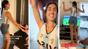 Famiglia Rodriguez in delirio per la vittoria dell’Argentina contro l’Inghilterra: ecco le immagini della festa