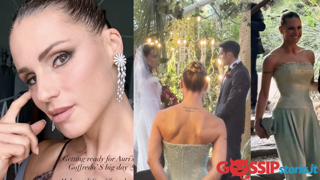 Matrimonio Aurora Ramazzotti_ il discorso di Michelle Hunziker all'altare, con la voce spezzata_ _Non deve essere stato facile avere due genitori come noi_